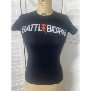 The KILLERS Merch Battle Born 2012 Band Concert Music Black Ladies T-shirt Small